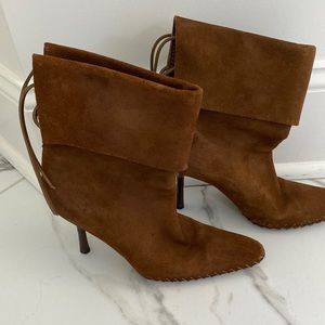 Gucci vintage suede booties